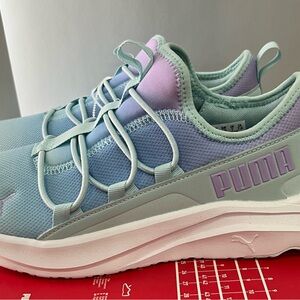 Puma Junior Pastel Blue Mint Lavender Sneakers